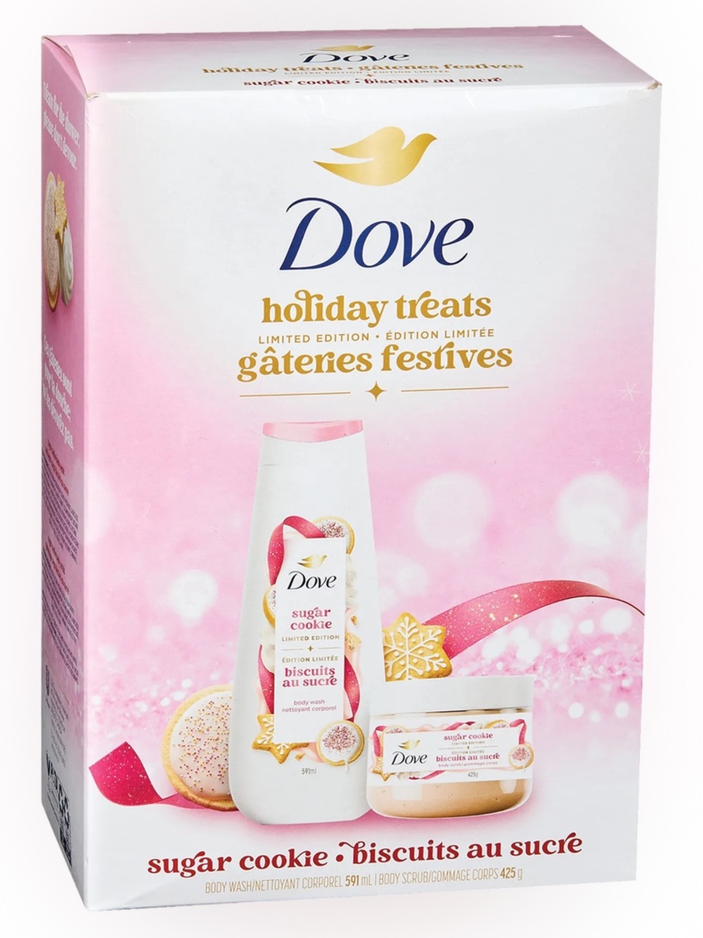 Dove Sugar Cookie Body Wash & Body Scrub Set
